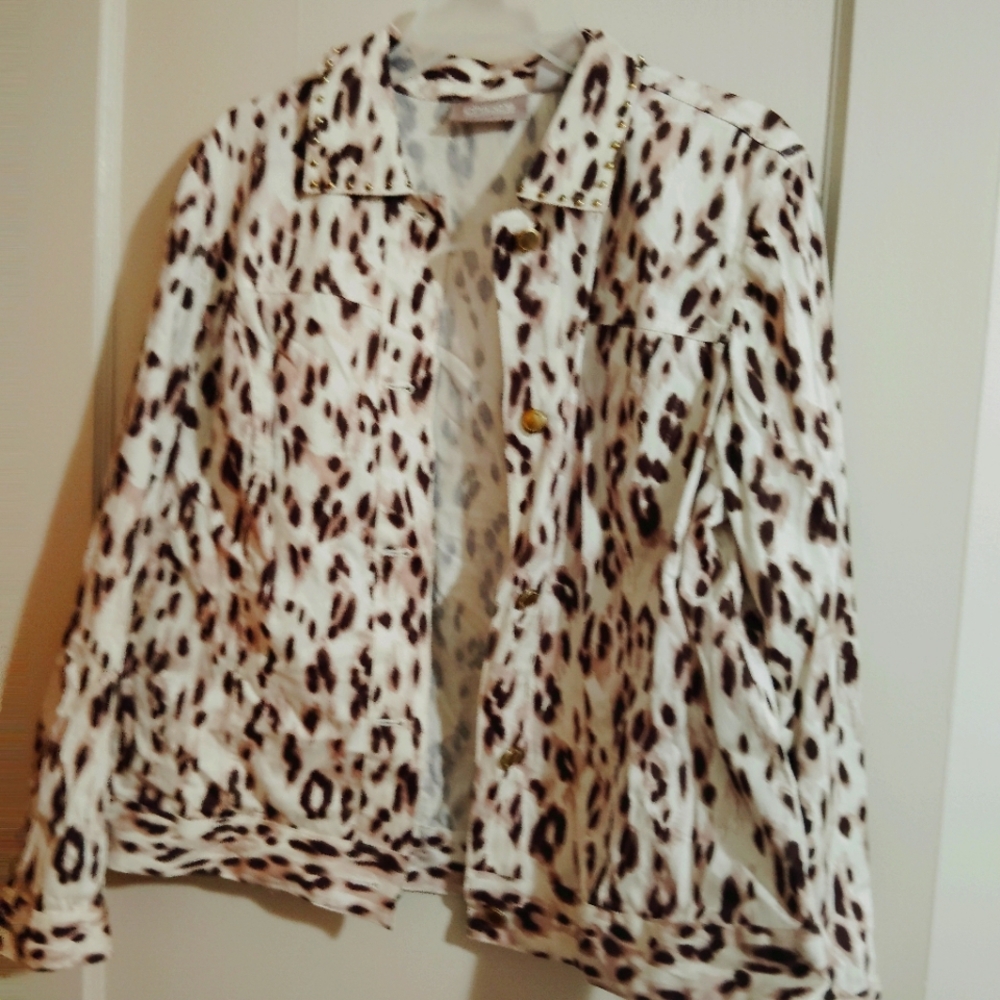 Chico Leopard Print Jacket - image 1